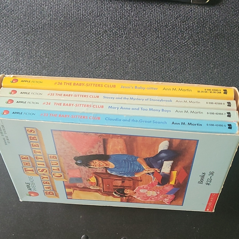 Vintage 1991 Baby-Sitters Club Book Set #33-36